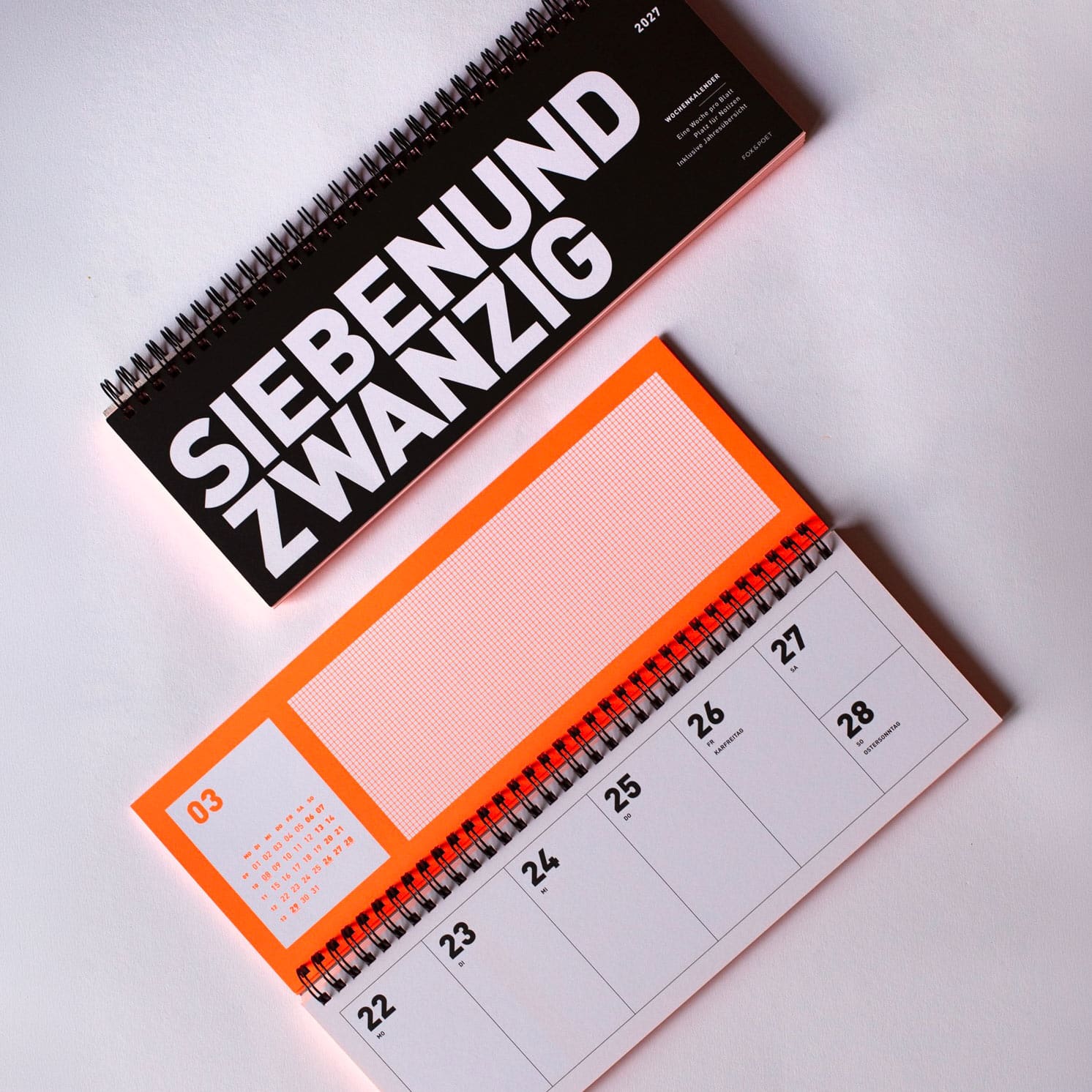 Neon Tischkalender 2027 Titel