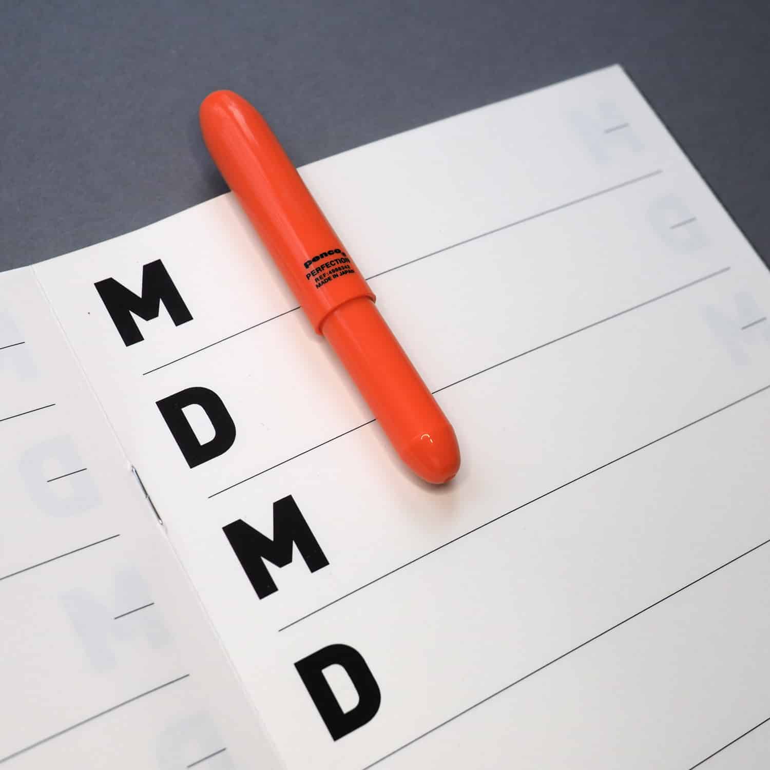 Penco Bullet Ballpoint Pen Orange