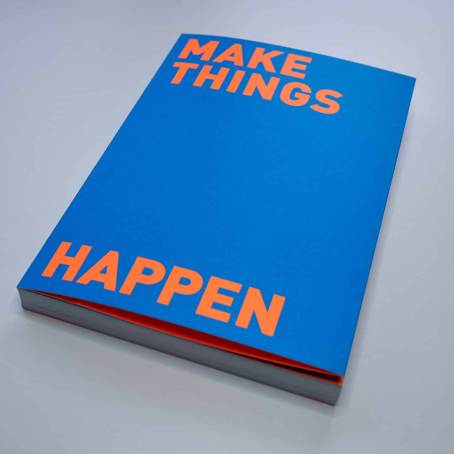Organiser *Make things happen* (Blau – Neonorange)