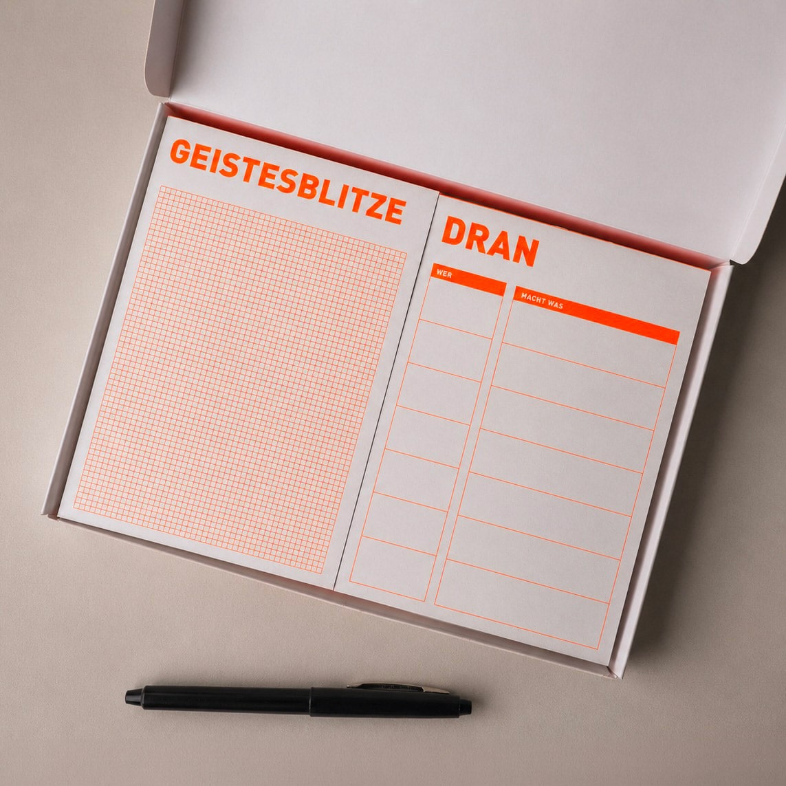 Familienzentrale Verpackung innen